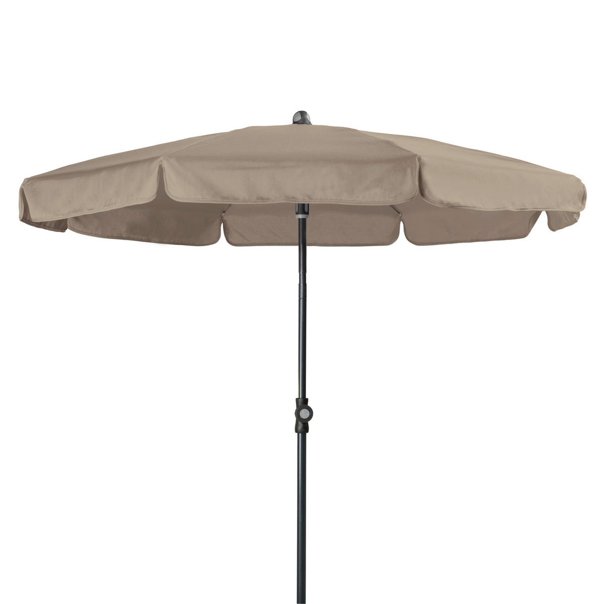SONNENSCHIRM 150 cm   - Greige/Anthrazit, Basics, Textil/Metall (150cm) - Doppler