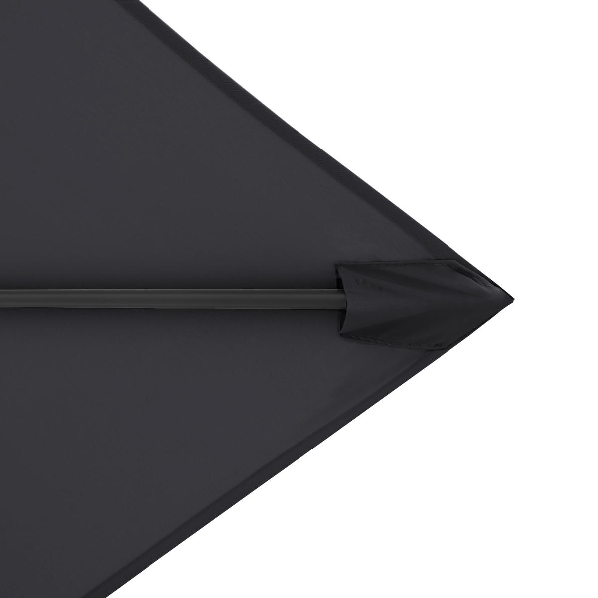 SONNENSCHIRM  250/200 cm  - Anthrazit, Basics, Textil/Metall (250/200cm) - Doppler