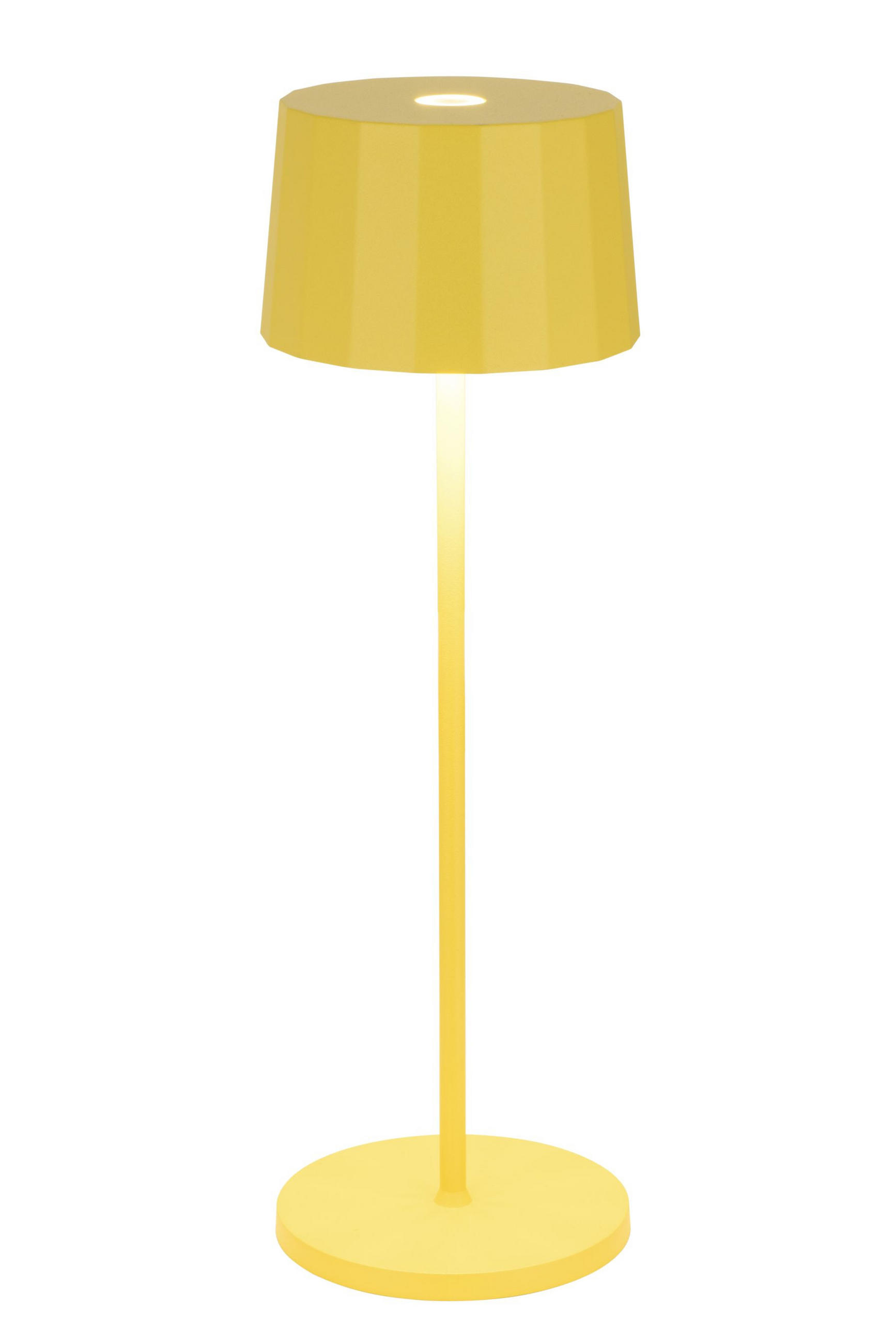 LED-TISCHLEUCHTE 11/35 cm   - Gelb, Basics, Kunststoff/Metall (11/35cm) - Dieter Knoll