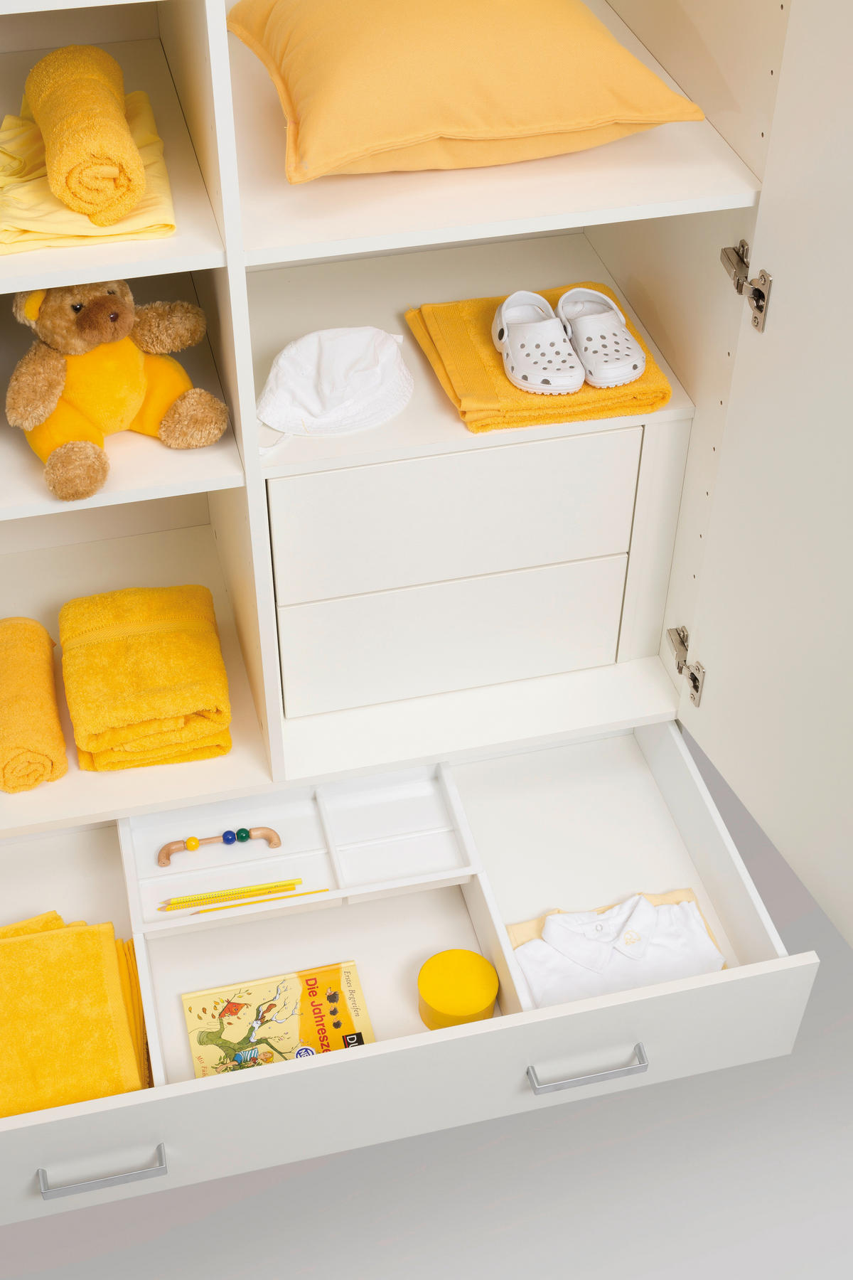 SCHUBKASTENEINSATZ   - Weiß, Basics, Kunststoff (41,2/11,2/48,4cm) - Paidi