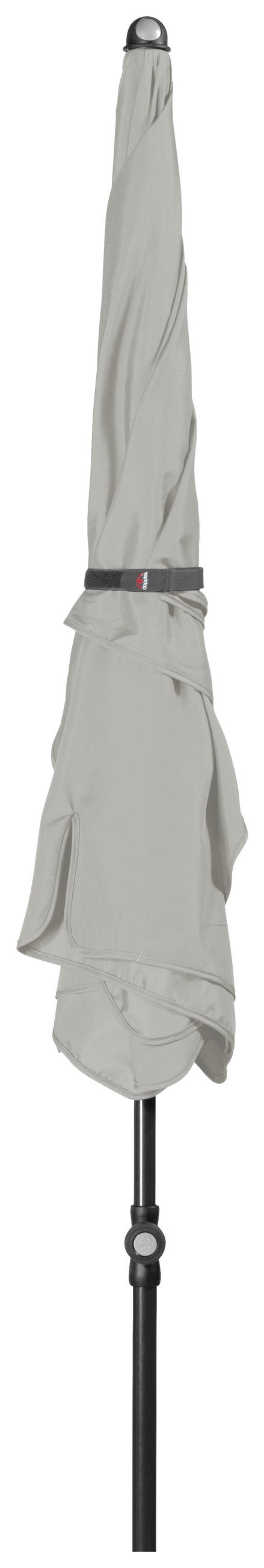 SONNENSCHIRM 185x120 cm Grau  - Anthrazit/Grau, Basics, Textil/Metall (185/120cm) - Doppler