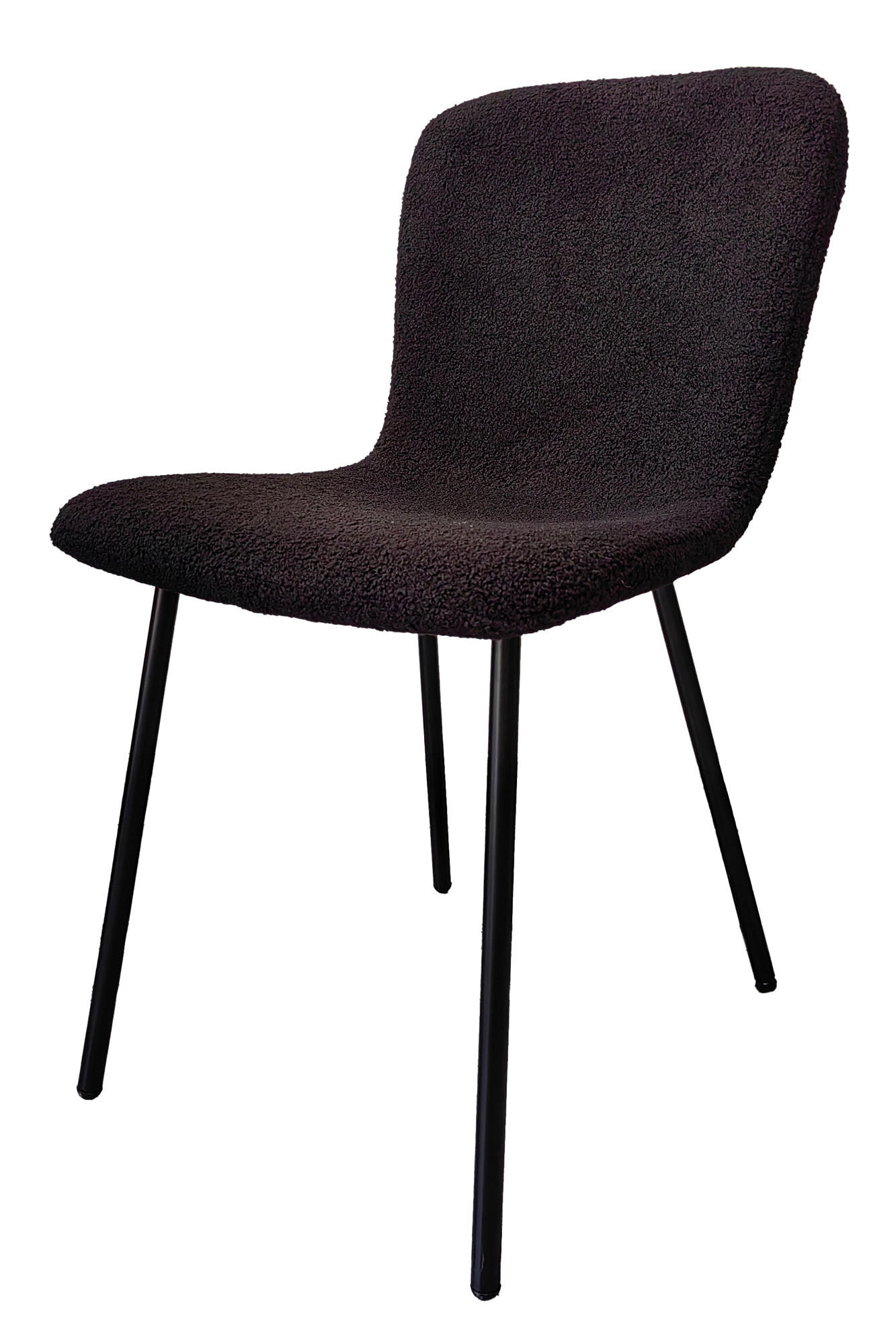 SADA STOLIČIEK 4 kus - čierna, Modern, kov/textil (44/79/52cm) - Livetastic