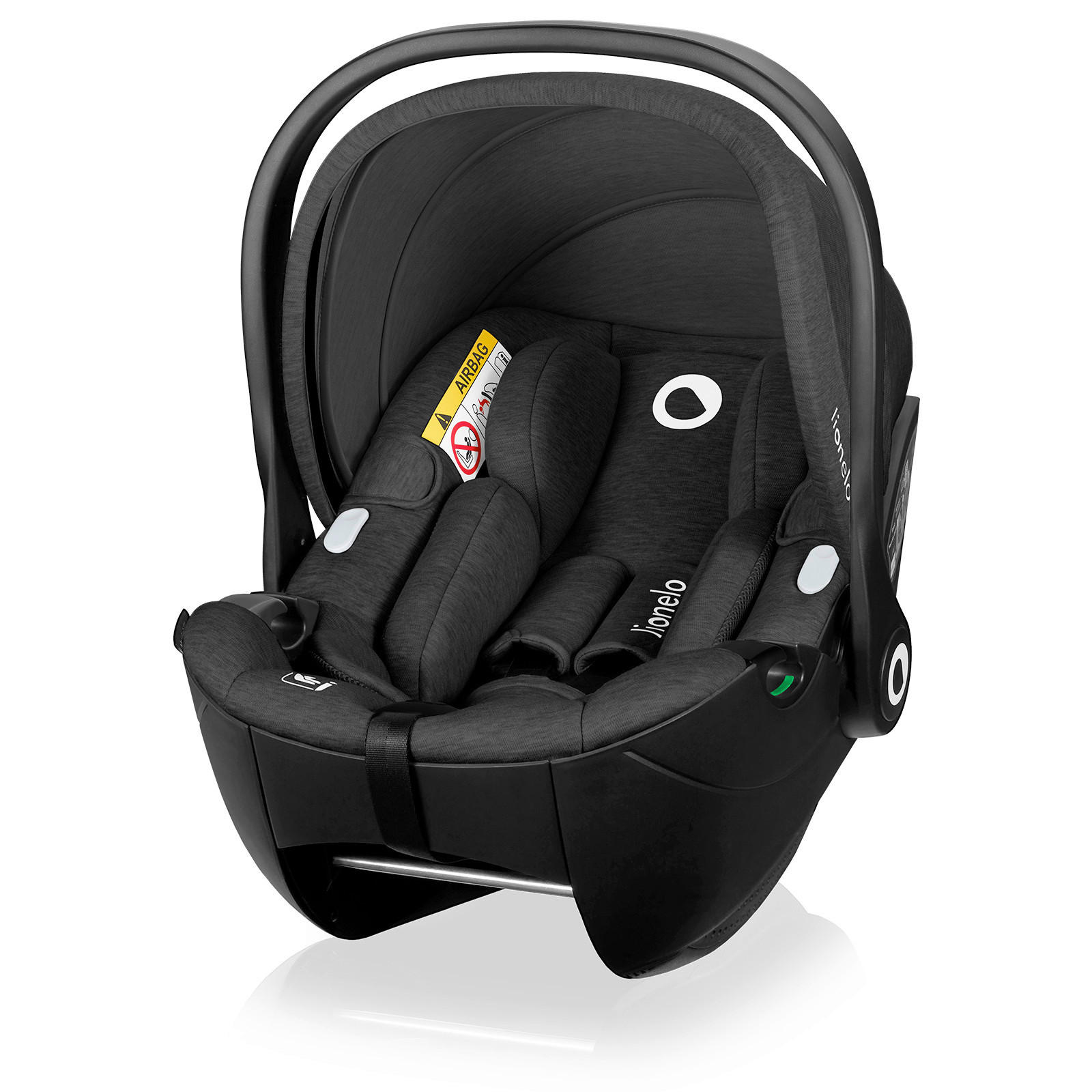 BABYSCHALE Moxie  - Schwarz, Basics, Naturmaterialien/Textil (44,5/36/67,5cm) - Lionelo