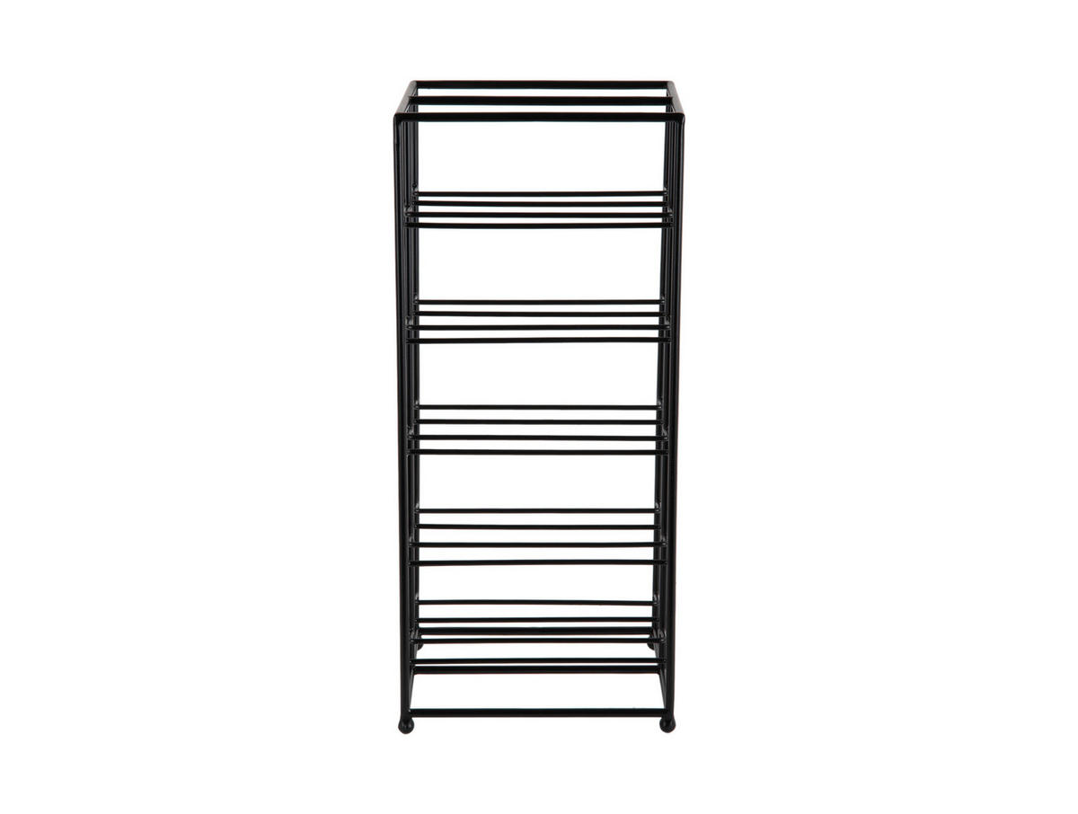 WEINREGAL 22,5/57/25 cm  - Schwarz, Basics (22,5/57/25cm) - Present Time