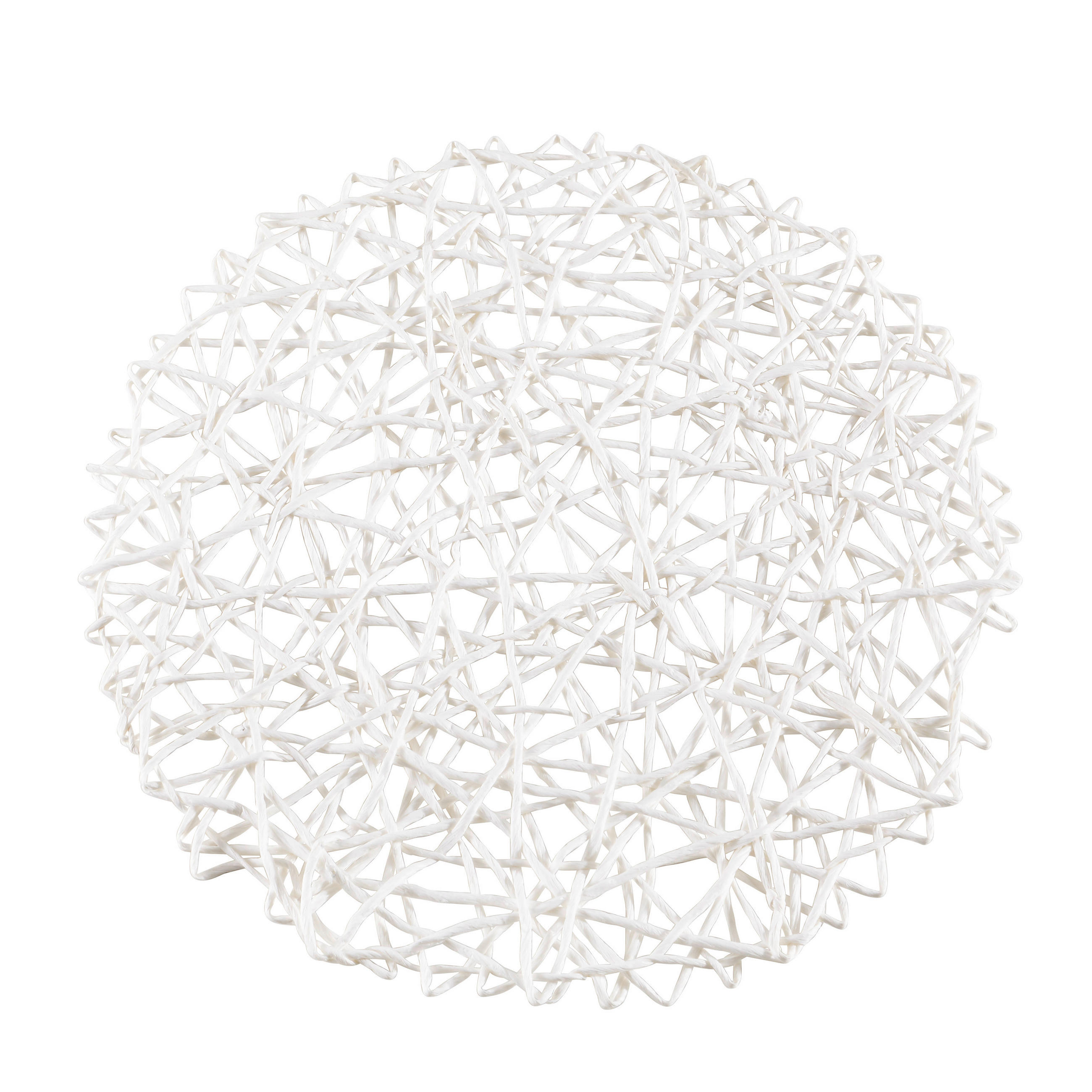 PODMETAČI ZA STOL bijela , papir   - bijela, Konvencionalno, papir (38cm) - Ambia Home