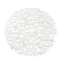 PODMETAČI ZA STOL bijela , papir   - bijela, Konvencionalno, papir (38cm) - Ambia Home