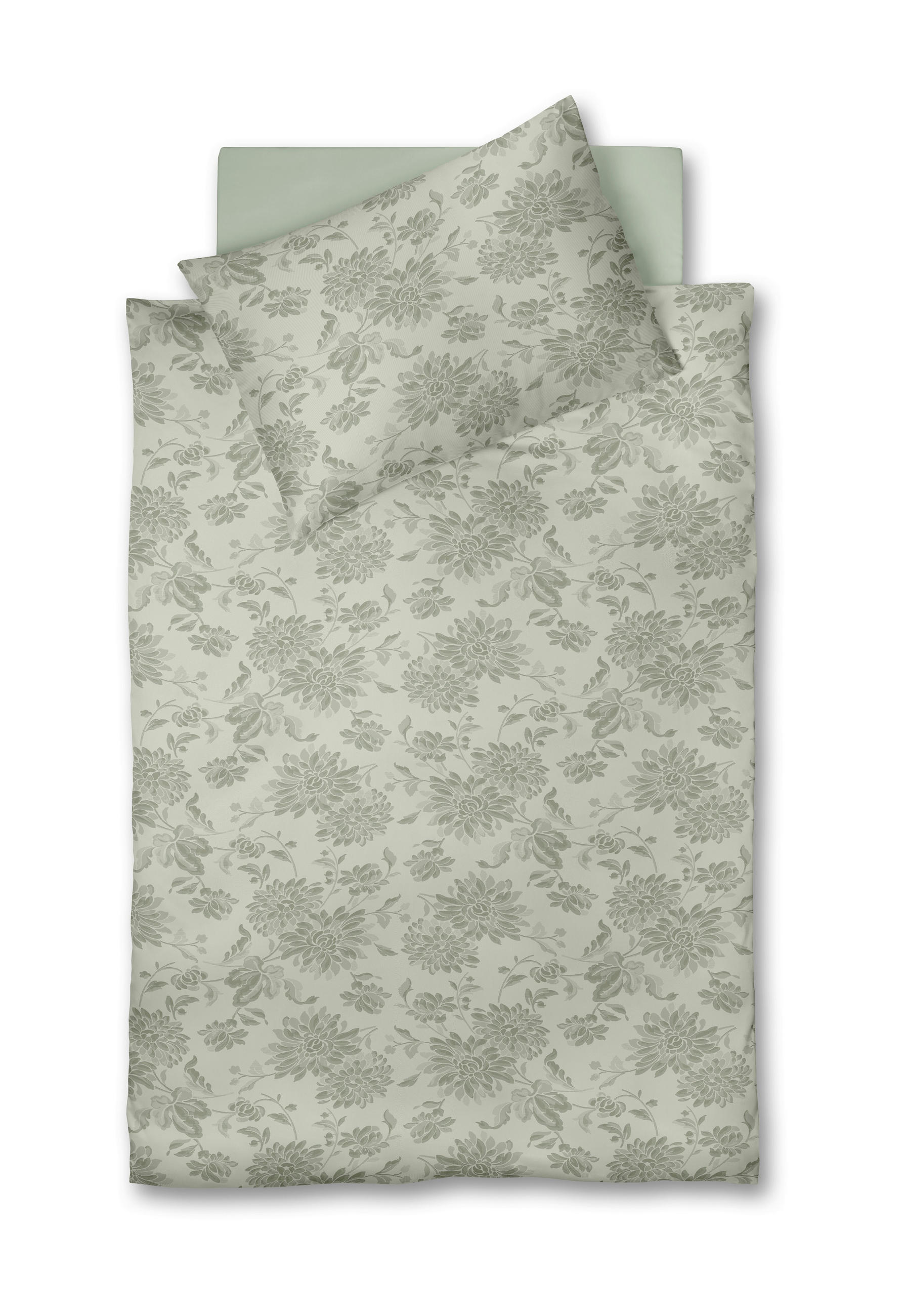Fleuresse POVLEČENÍ, flanel, olivově zelená, 140/200 cm