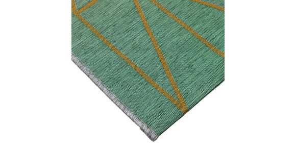 OUTDOORTEPPICH 123/180 cm Celeste Petrol, Sahara  - Petrol/Sahara, Trend, Textil (123/180cm) - Dieter Knoll