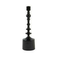 KERZENHALTER - Schwarz, Basics, Metall (10/34cm)