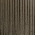 ECKSOFA  in Cord Braun  173/276 cm  - Schwarz/Braun, KONVENTIONELL, Textil/Metall (173/276cm) - Carryhome