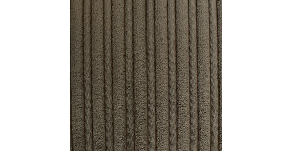 ECKSOFA  in Cord Braun  173/276 cm  - Schwarz/Braun, KONVENTIONELL, Textil/Metall (173/276cm) - Carryhome