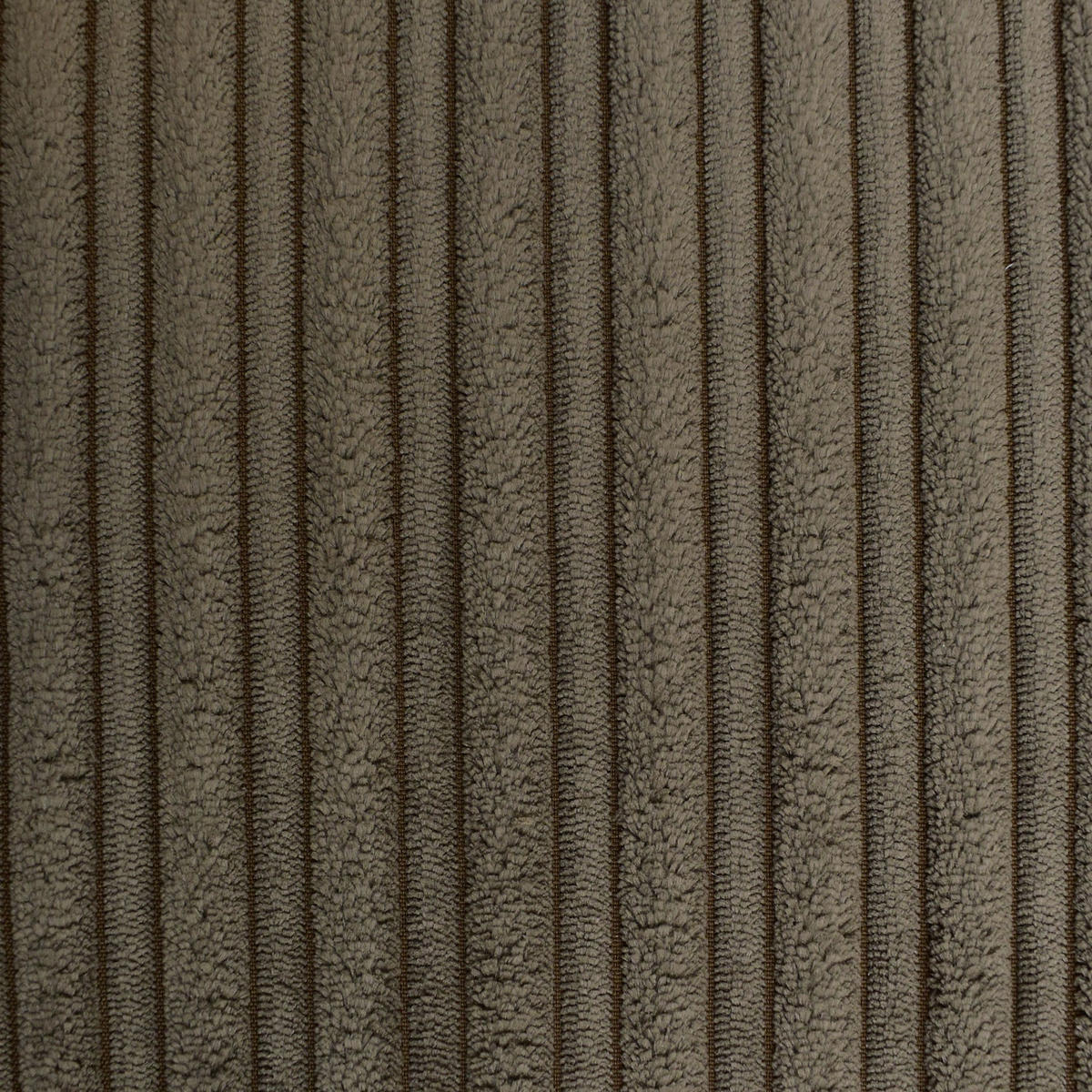 ECKSOFA in Cord Braun  276/173 cm  - Schwarz/Braun, KONVENTIONELL, Textil/Metall (276/173cm) - Carryhome