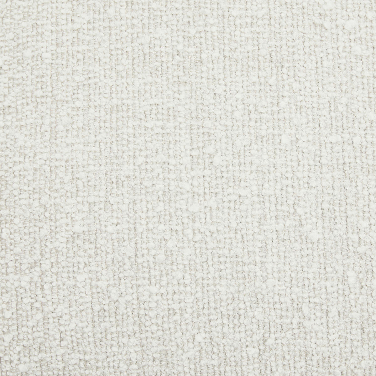 HUSSEN-3-SITZER-SOFA in Bouclé Weiss  - Weiss/Schwarz, Trend, Kunststoff/Textil (227/92/105cm) - Livetastic