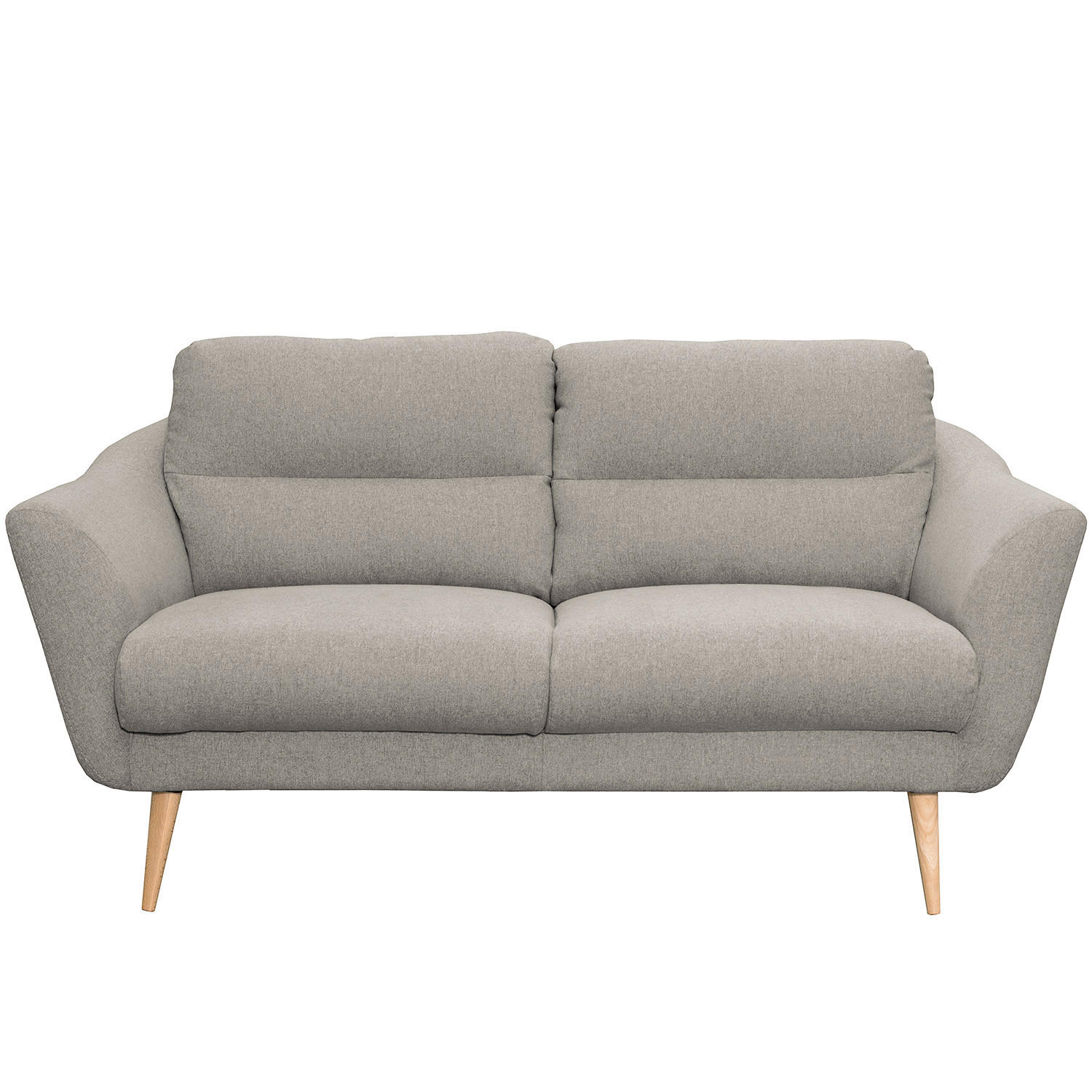 Livetastic 2,5-Sitzer Tromso Grau 187x87x88 cm