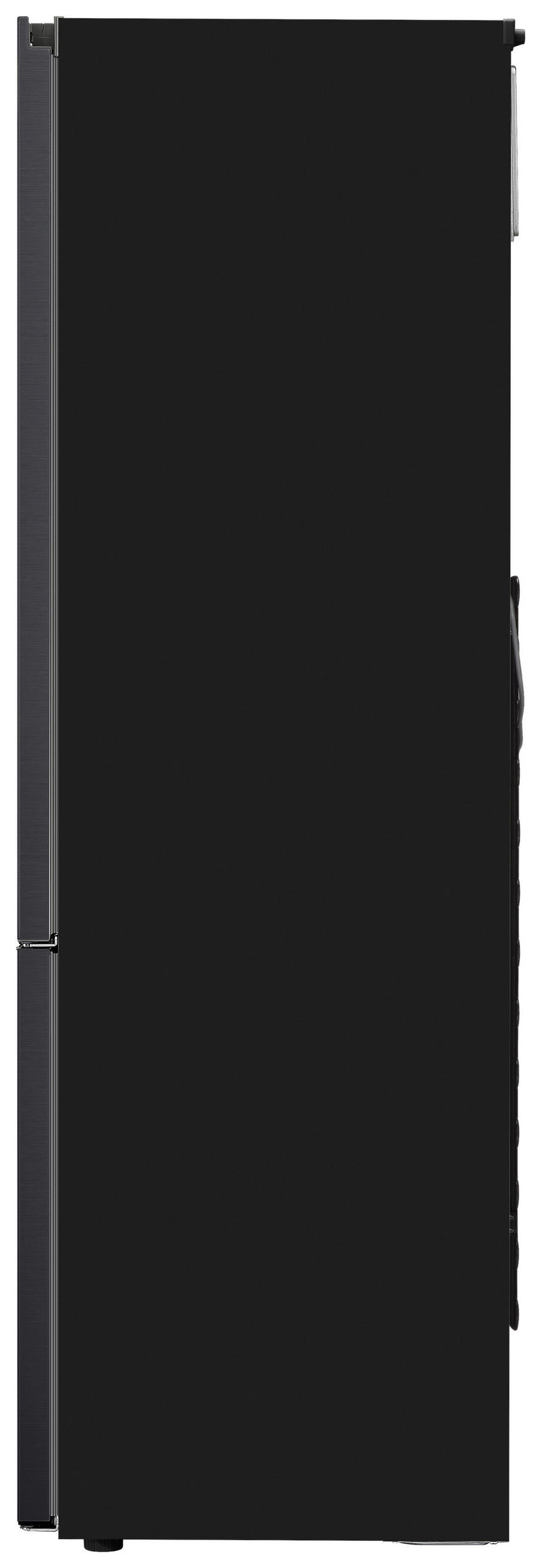 KÜHL-GEFRIER-KOMBINATION 59,5/203/67,5 cm GBB62MCGGN  - Schwarz, Trend, Glas/Kunststoff (59,5/203/67,5cm) - LG