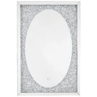 ZIDNO OGLEDALO  90/60/4,6 cm     - srebrna, Lajfstajl, staklo/pločasti materijal (90/60/4,6cm) - Xora