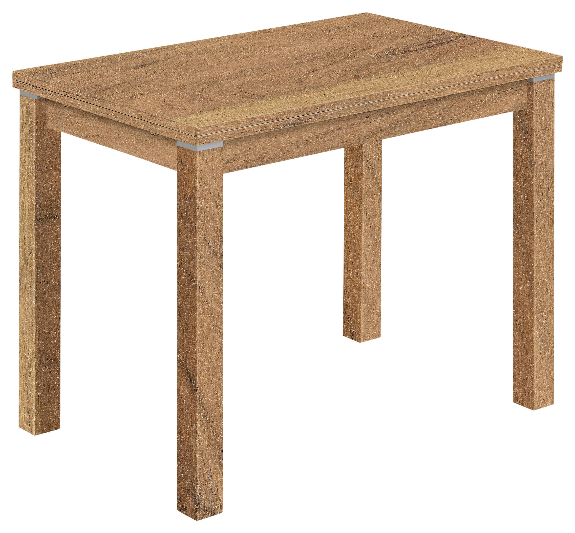 ESSTISCH Holzwerkstoff 90-150/60/76 cm  - Eichefarben, Konventionell, Holzwerkstoff (90-150/60/76cm) - Valdera