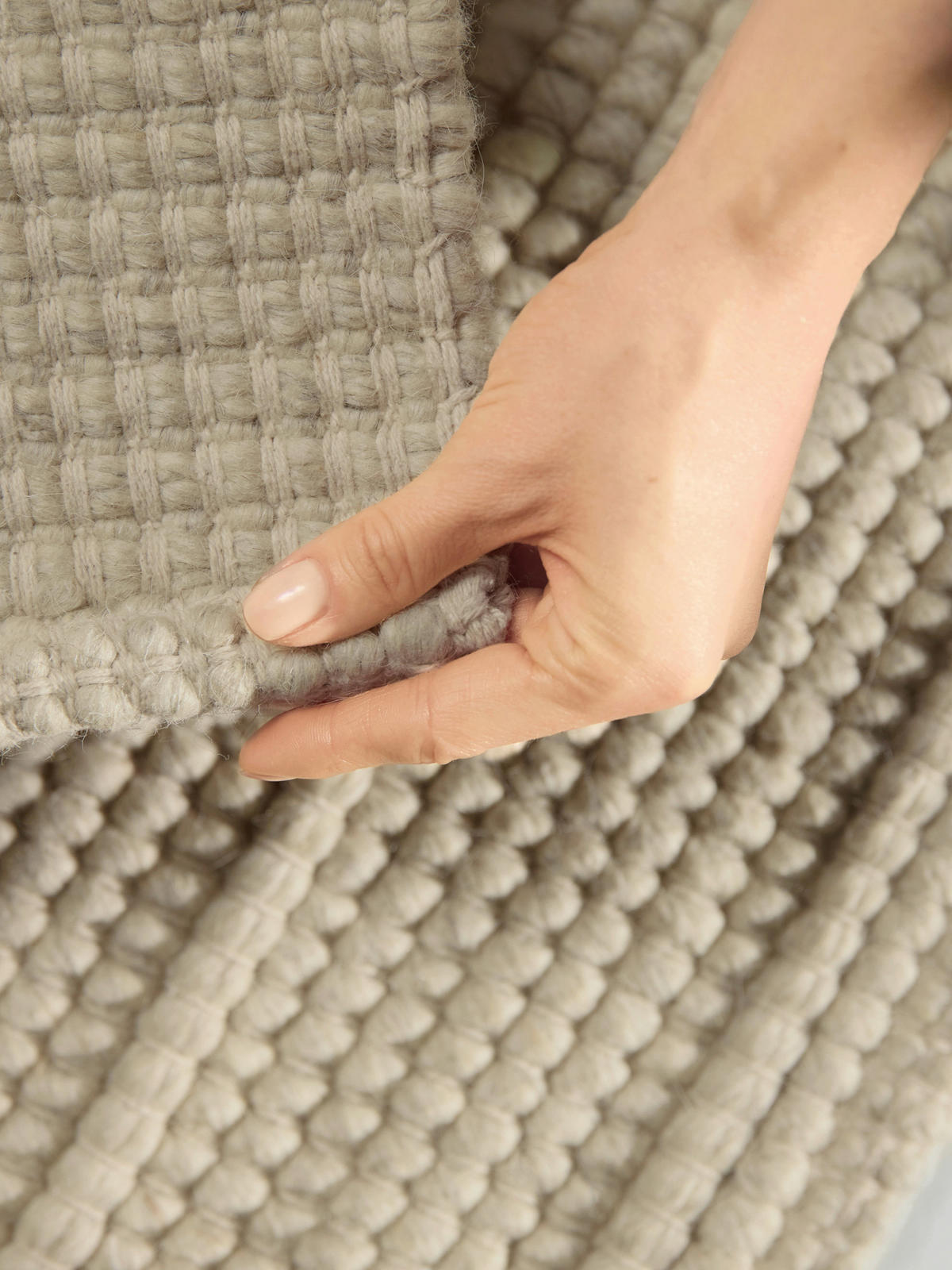 WOLLTEPPICH 80/150 cm Camden Creme rechteckig  - Creme, Basics, Textil (80/150cm) - Ted Baker