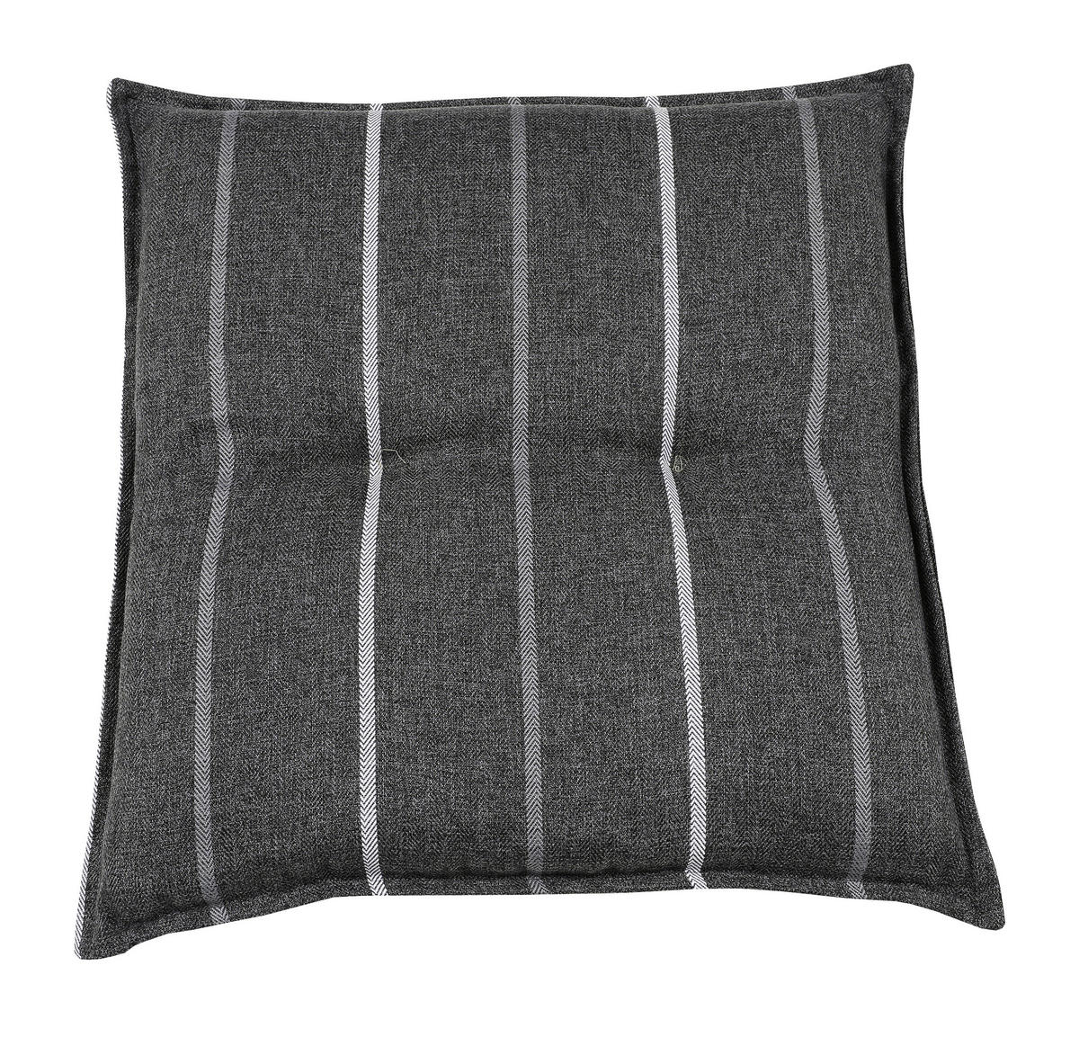 GARTENHOCKERAUFLAGE  - Anthrazit/Grau, Design, Textil (50/7/50cm)