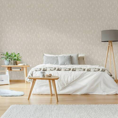 NON WOVEN-TAPET 52/1005 cm  - grå, Basics, papper/plast (52/1005cm)