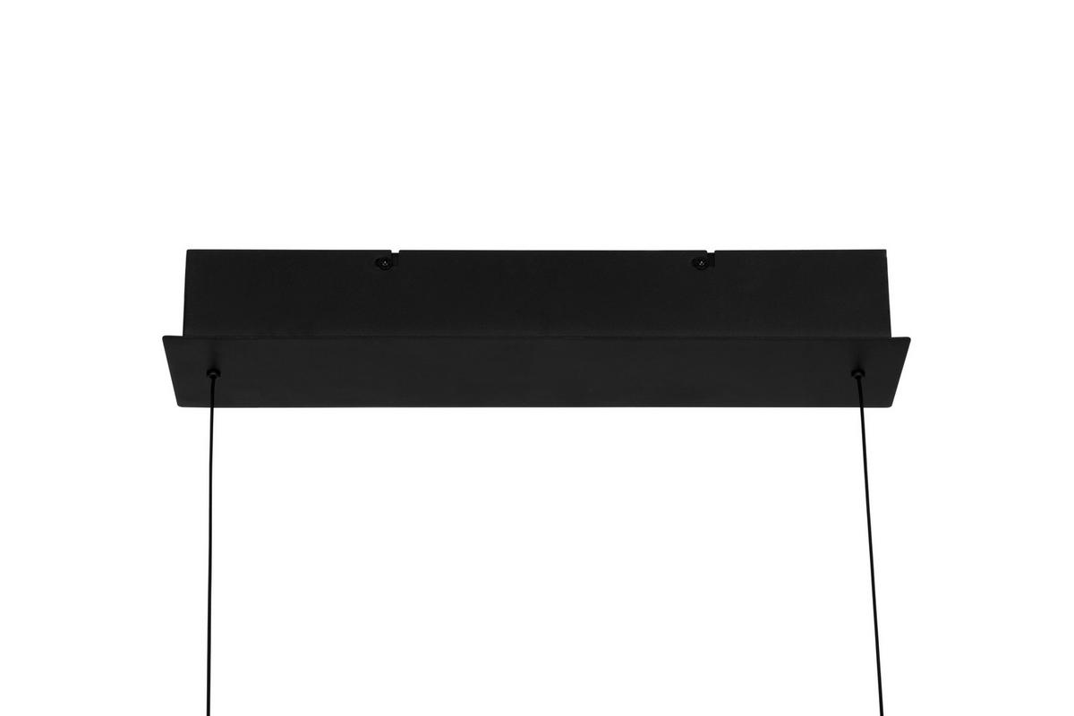 LED-HÄNGELEUCHTE Kent 118/10/170 cm   - Schwarz, Design, Kunststoff/Metall (118/10/170cm) - Dieter Knoll