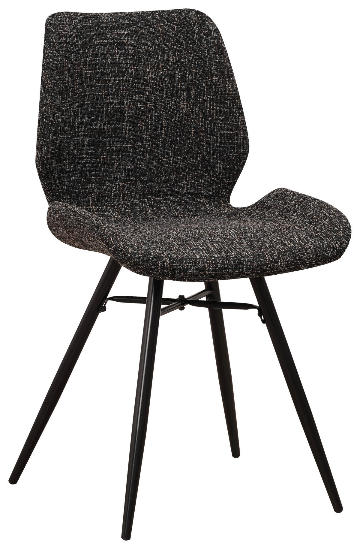 SADA ŽIDLÍ 4 kusy - černá, Design, textil (47/82/55cm) - MID.YOU
