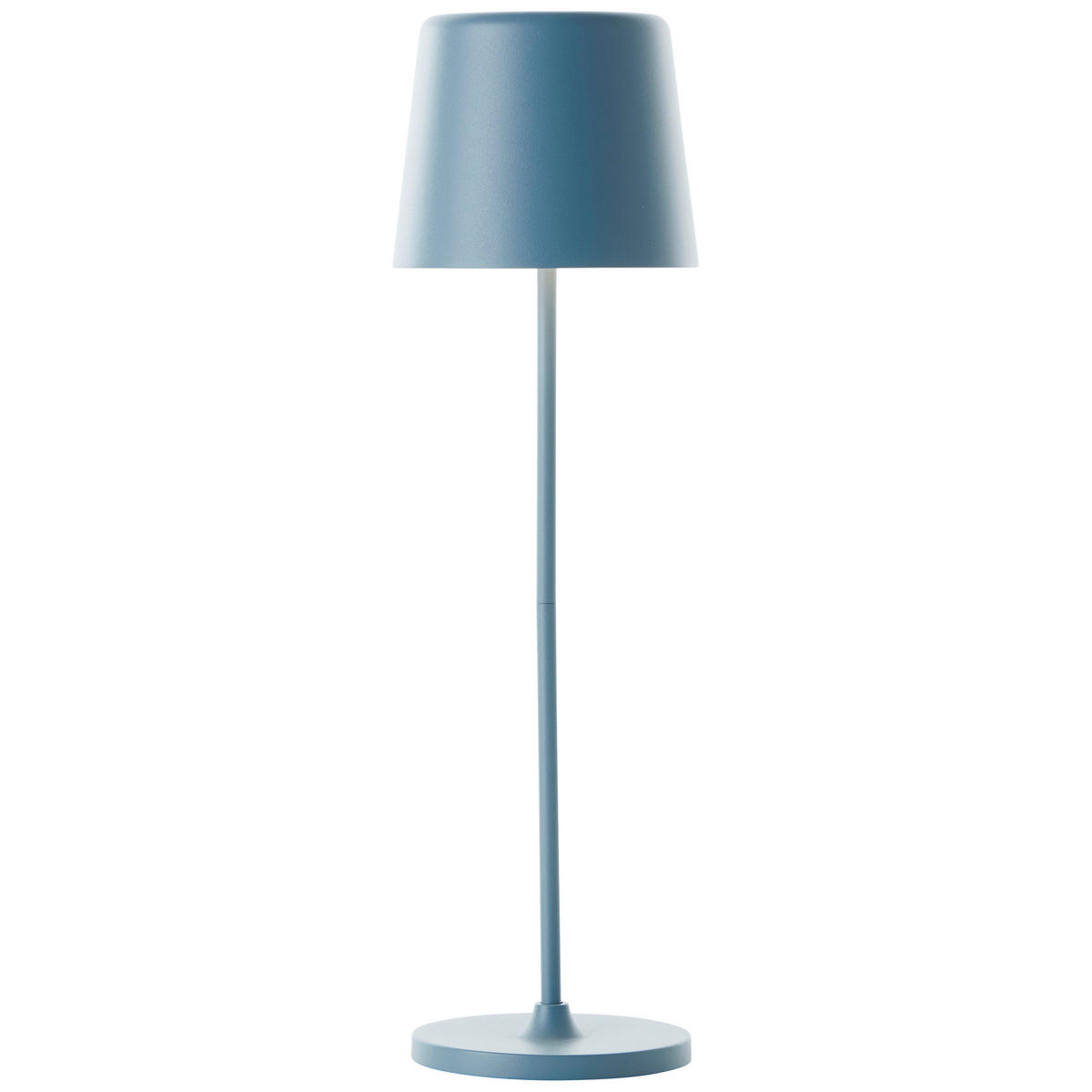 AKKU-TISCHLEUCHTE - Hellblau, Basics, Kunststoff/Metall (10/37cm) - Brilliant