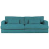 BIGSOFA in Cord Petrol  - Petrol/Schwarz, Romantik / Landhaus, Kunststoff/Textil (270/67/120cm) - Landscape