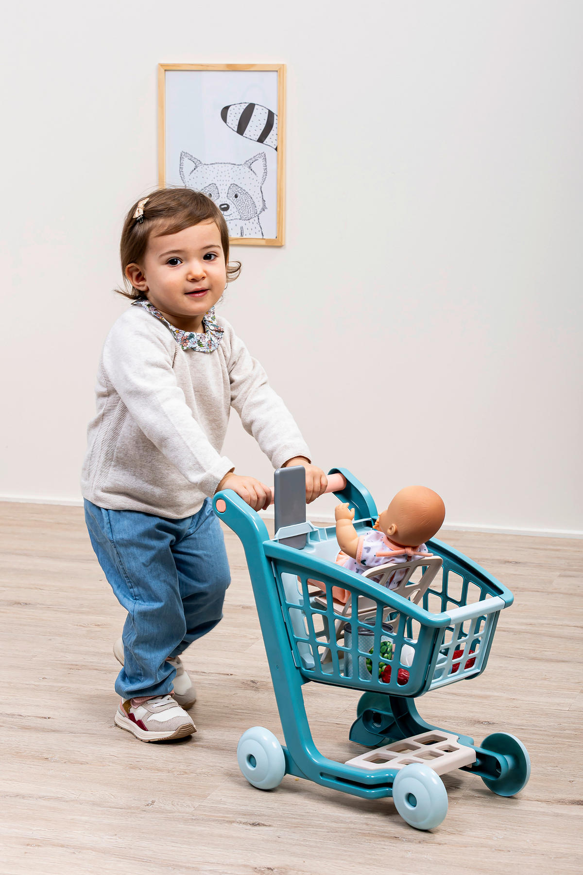 KINDEREINKAUFSWAGEN  - Multicolor, Basics, Kunststoff (41,5/29/41,5cm) - Simba
