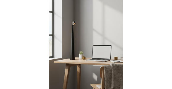 TISCHLEUCHTE - Schwarz, Trend, Metall (5/40cm) - Novel