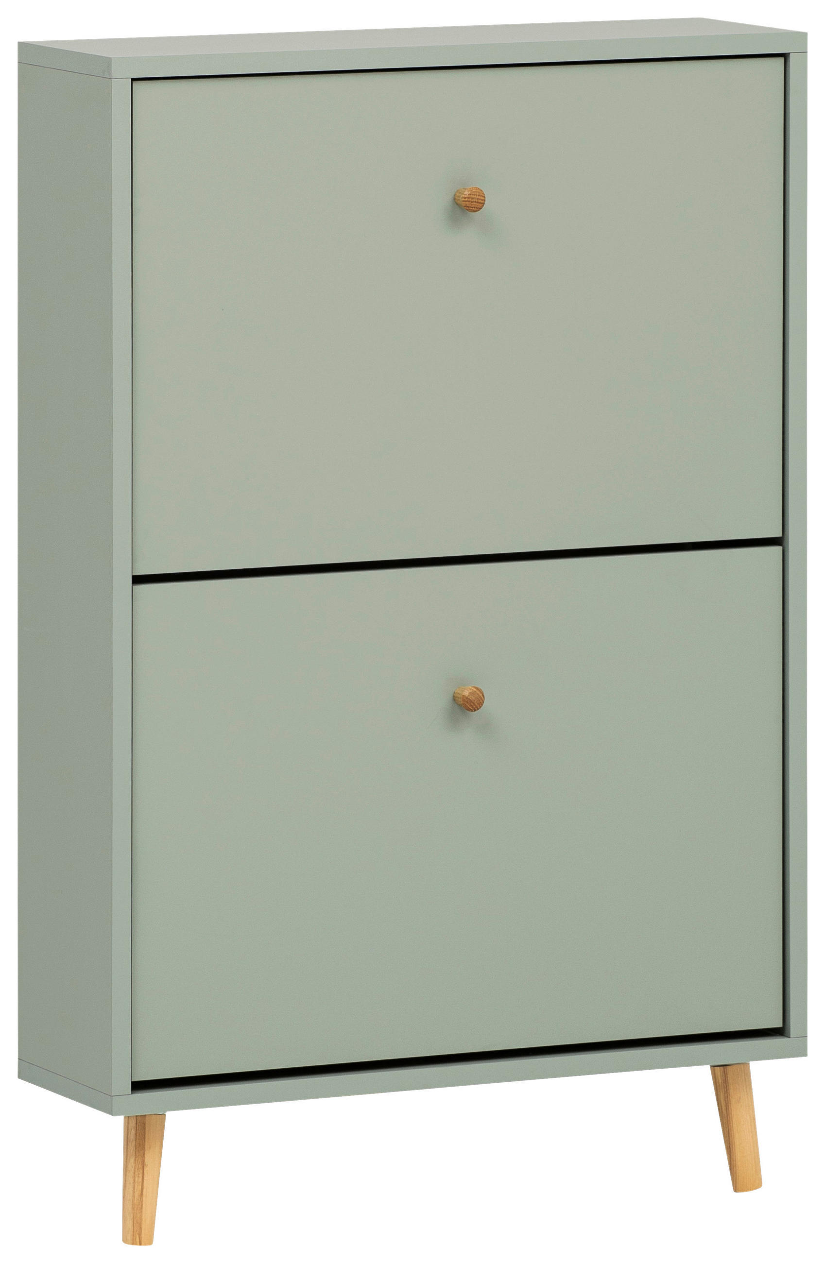 SCHUHKIPPER  in 59,8/92,2/19,55 cm  - Salbeigrün/Weiß, Design, Holz/Holzwerkstoff (59,8/92,2/19,55cm) - MID.YOU