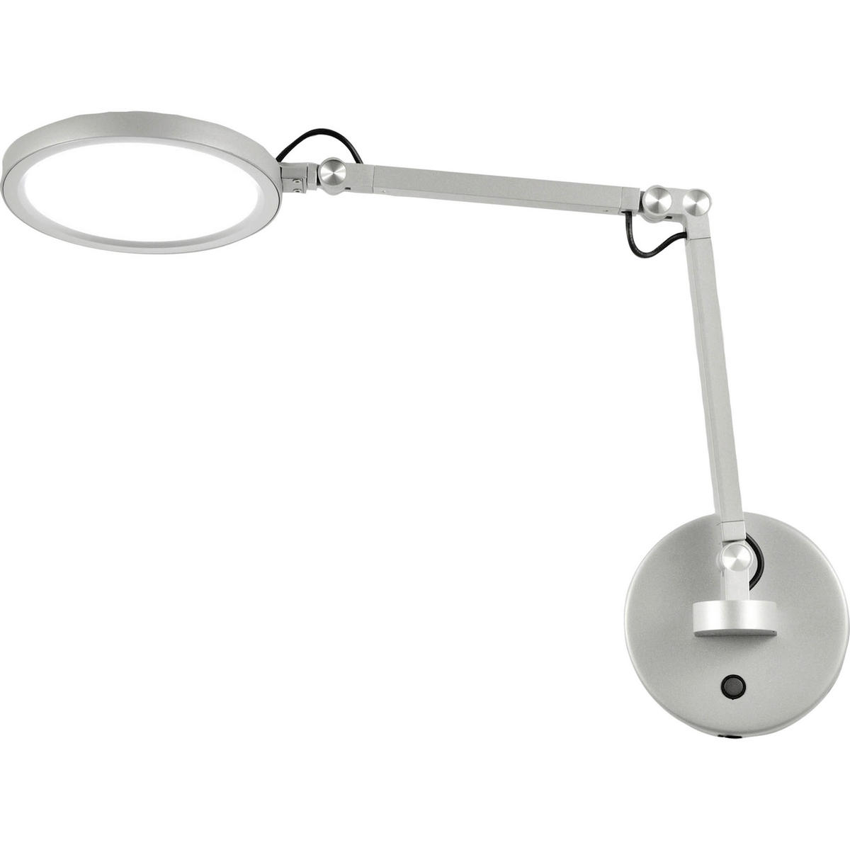 LED-WANDLEUCHTE Regina 12/max 45/max 64 cm   - Alufarben, Design, Metall (12/max 45/max 64cm) - Fabas Luce