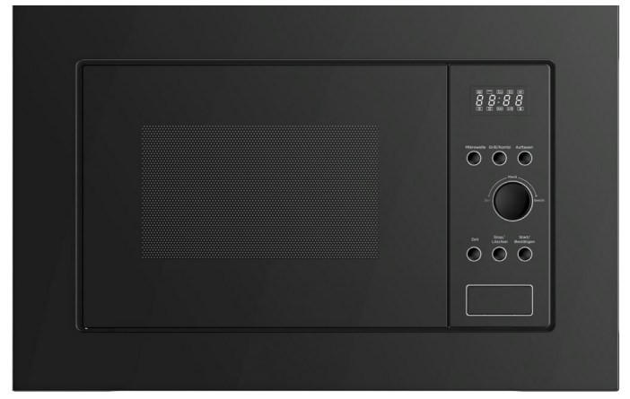 EINBAUMIKROWELLE MBWAG820AS7-BK  - Schwarz, Basics, Kunststoff/Metall (59,5/38,4/33,9cm) - Midea