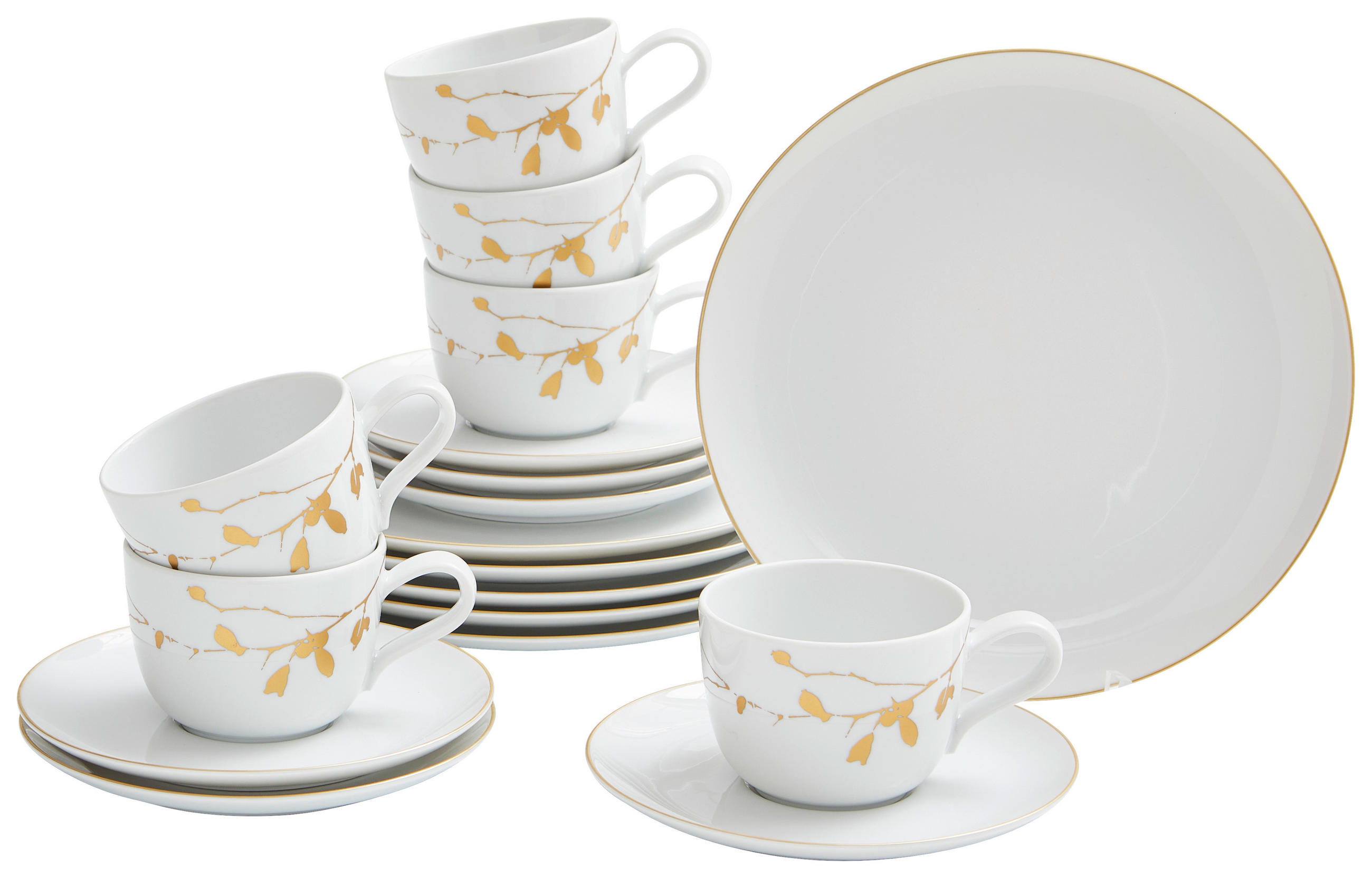 SERVICIU DE CAFEA 18 piese  - Basics, ceramică (43/24/18cm) - Seltmann Weiden