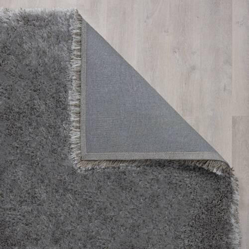 Thumbnail - Xora Shaggy Flair Rugs, Grau, Textil, Uni, rechteckig, 160x230 cm, Reach, AZO-frei, Global Recycled Standard (Grs), für ...