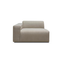 SOFFMODUL i teddy tyg beige  - beige/svart, Klassisk, metall/trä (124/70/96cm) - Niels Andersson