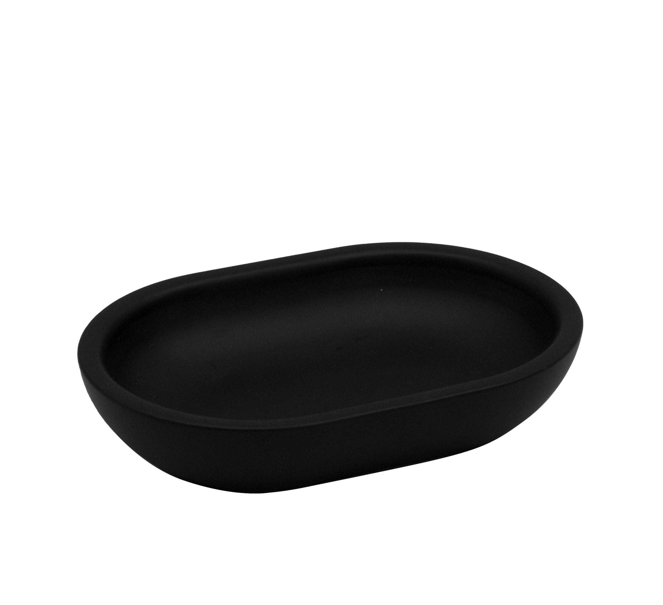 SEIFENSCHALE Kunststoff  - Schwarz, Basics, Kunststoff (8,7/2,7/13cm) - Sadena