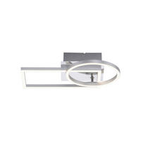 Deckenleuchte Iven 37/26/83 cm   - Silberfarben, Design, Kunststoff/Metall (37/26/83cm)