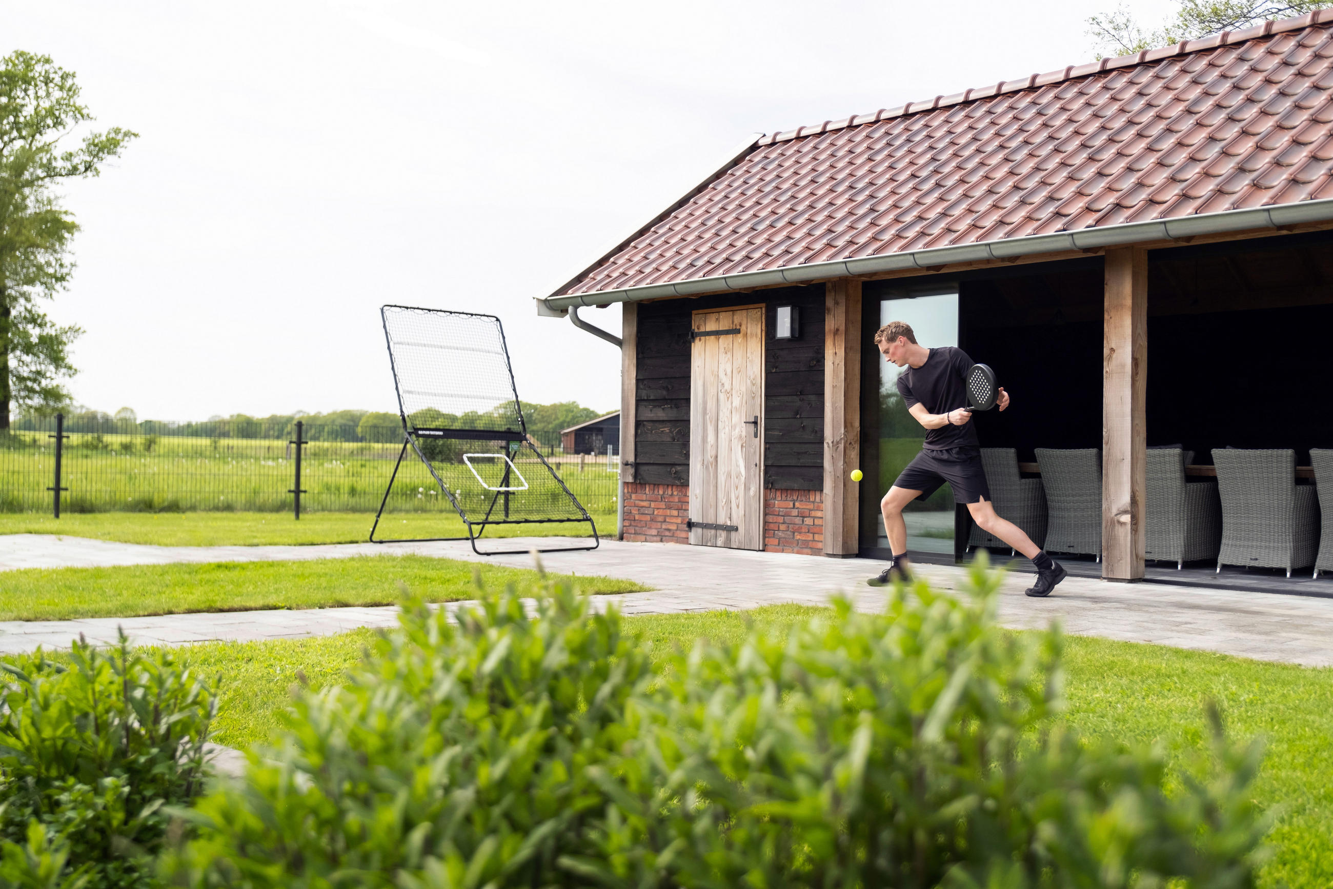 DIVERSE OUTDOORSPIELE - Schwarz, Konventionell, Metall (202/124/164cm) - EXIT Toys