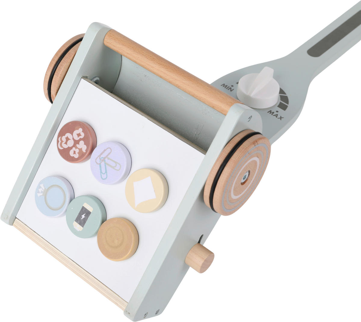 KINDERSTAUBSAUGER  - Champagner/Pastellblau, Basics, Holz/Holzwerkstoff (18.4/19.2/55cm) - My Baby Lou