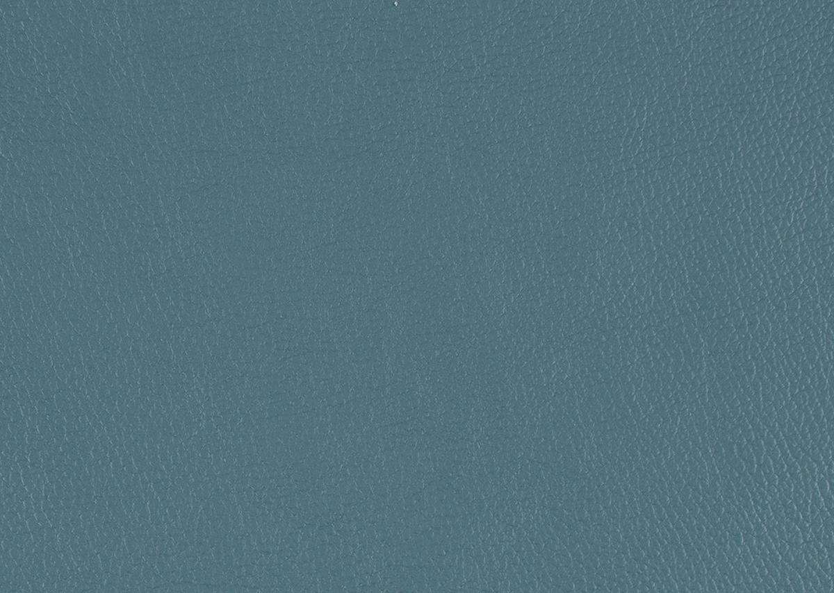 ECKSOFA in Echtleder Blau  309/211 cm  - Blau/Alufarben, Design, Leder/Metall (309/211cm) - Beldomo Speed