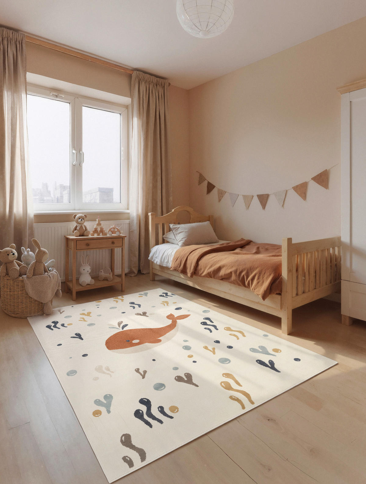 KINDERTEPPICH 120/170 cm Adventures Wal  - Multicolor/Creme, Design, Kunststoff/Textil (120/170cm) - Hanse Home