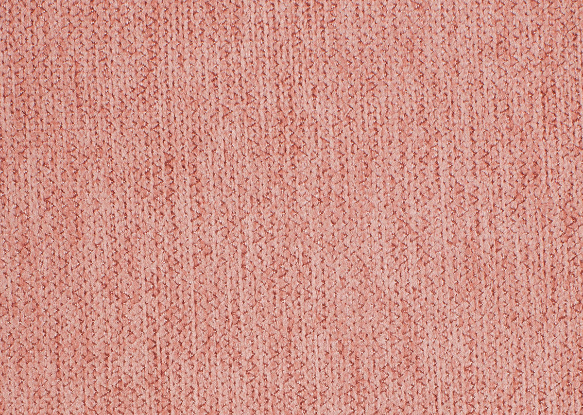 ECKSOFA in Flachgewebe Altrosa  - Schwarz/Altrosa, Design, Textil/Metall (190/309cm) - Beldomo Style