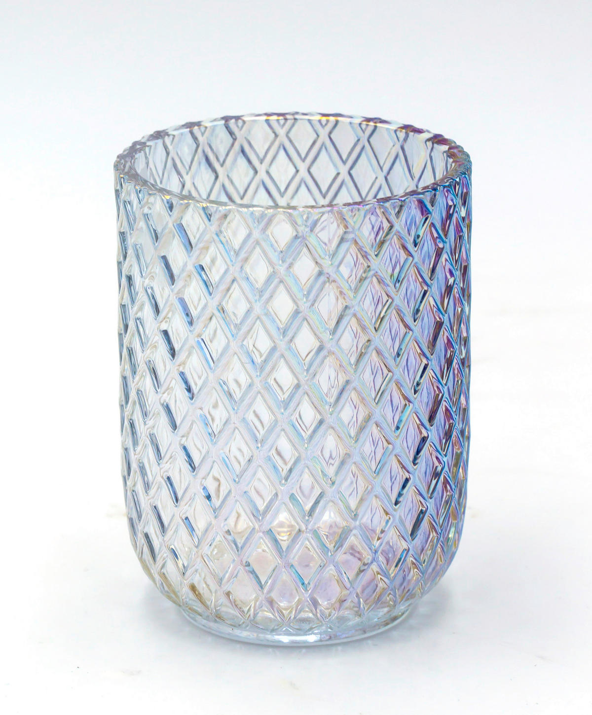 ZAHNPUTZBECHER JADE  - Transparent/Perlmutt, Basics, Glas (7,5/10/7,5cm) - Sadena