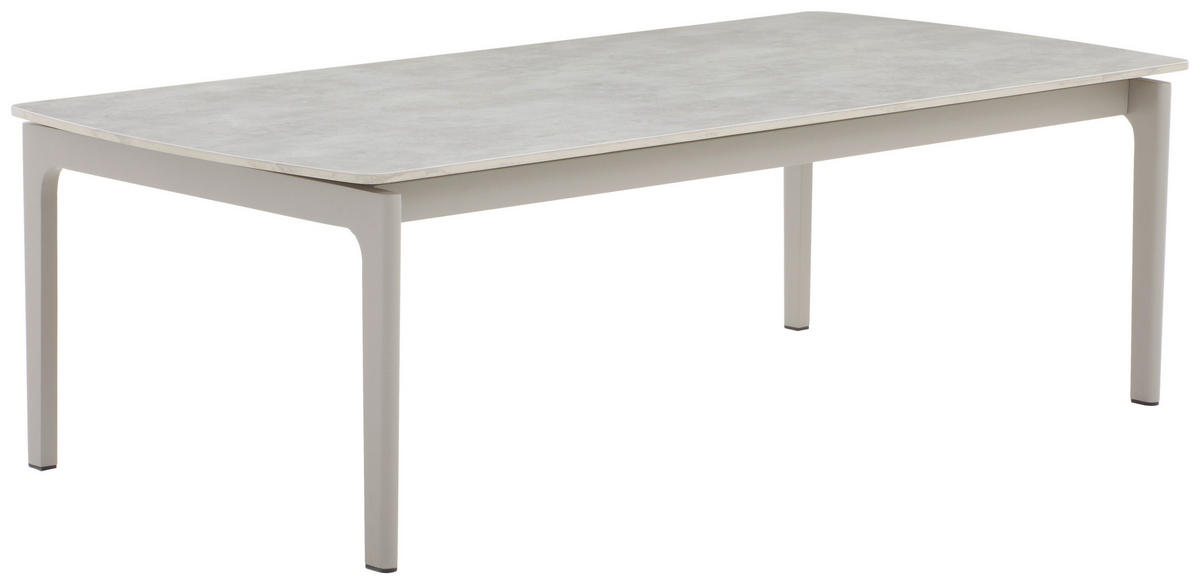 LOUNGEGARNITUR  - Champagner/Grau, Design, Keramik/Textil (239/229cm) - Amatio