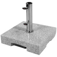 SONNENSCHIRMSTÄNDER Granit Grau  - Grau, Basics, Stein (45/6,5/45cm) - Doppler