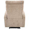 FERNSEHSESSEL  mit Webstoff Braun, Schwarz  - Schwarz/Braun, Design, Kunststoff/Textil (76/102/93cm) - Carryhome