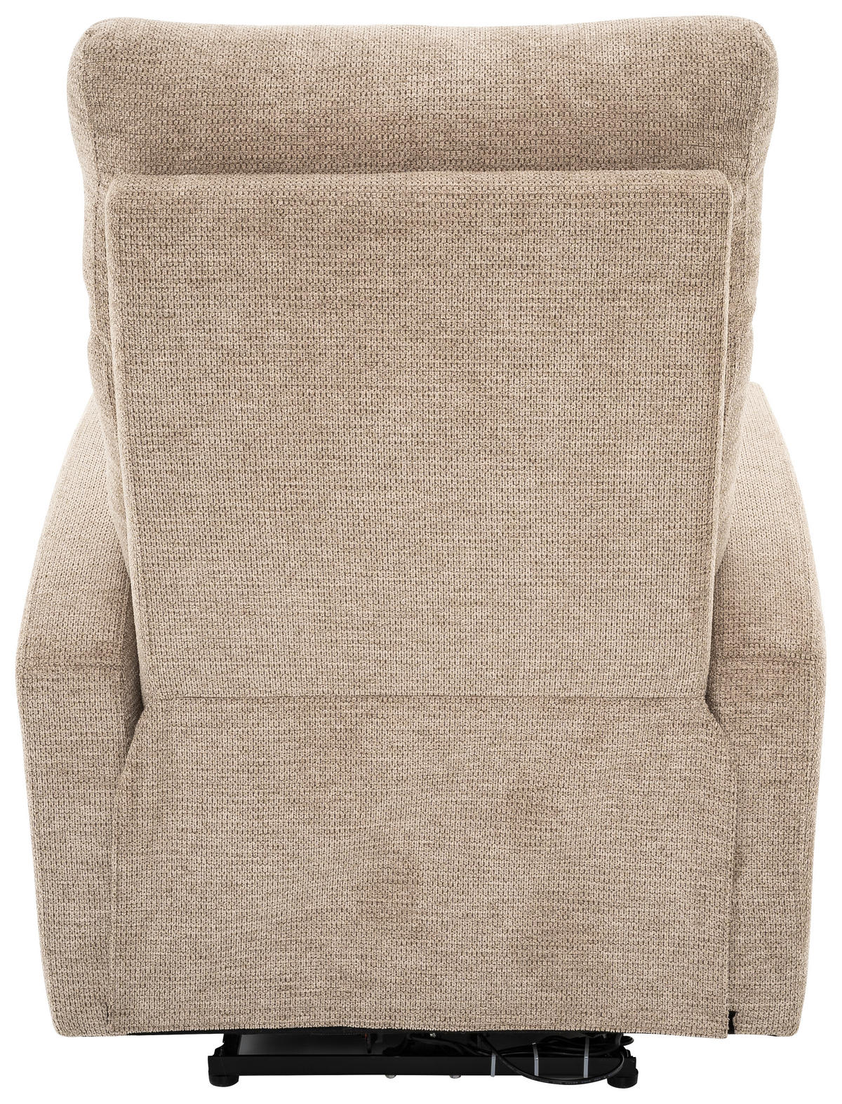 FERNSEHSESSEL  mit Webstoff Braun, Schwarz  - Schwarz/Braun, Design, Kunststoff/Textil (76/102/93cm) - Carryhome