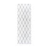 LÄUFER 80/250 cm  - Anthrazit/Weiß, Design, Textil (80/250cm) - Kayoom