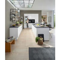 EINBAUKÜCHE   - Weiss, Design, Holzwerkstoff - Novel